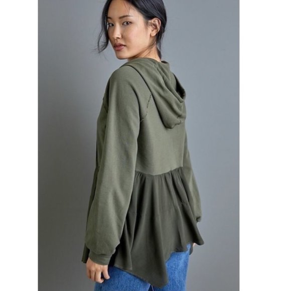 NWT Anthropologie Lavande Tunic Full Zip Hoodie Jacket - Picture 4 of 9